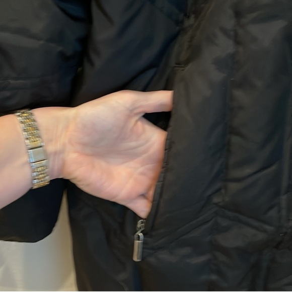 Nuage Down Duvet Black Puffer Jacket Parka Size 1X - Picture 4 of 10